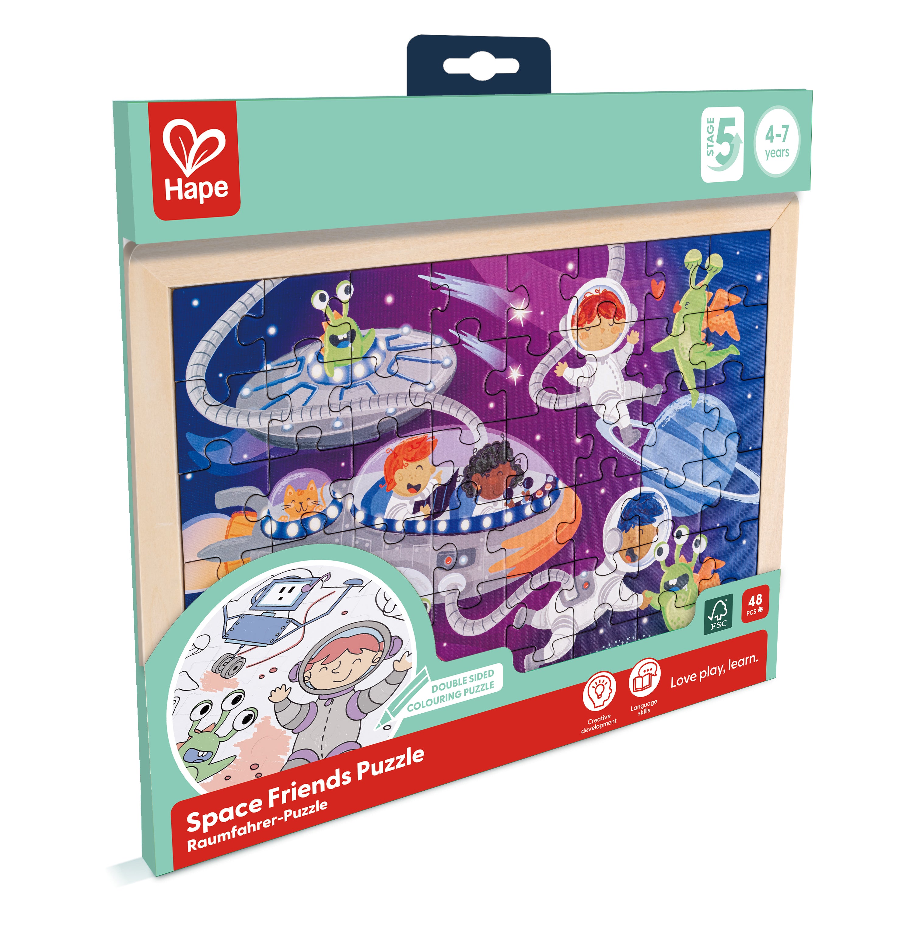 hape-double-sided-colour-puzzle-48c-space-friends