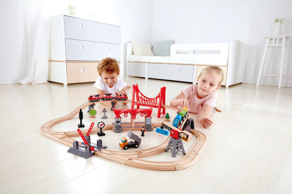 hape-busy-city-rail-set