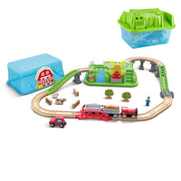hape-countryside-train-bucket-set