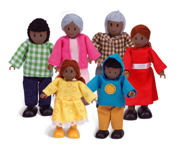 hape-happy-family-of-6-african-american