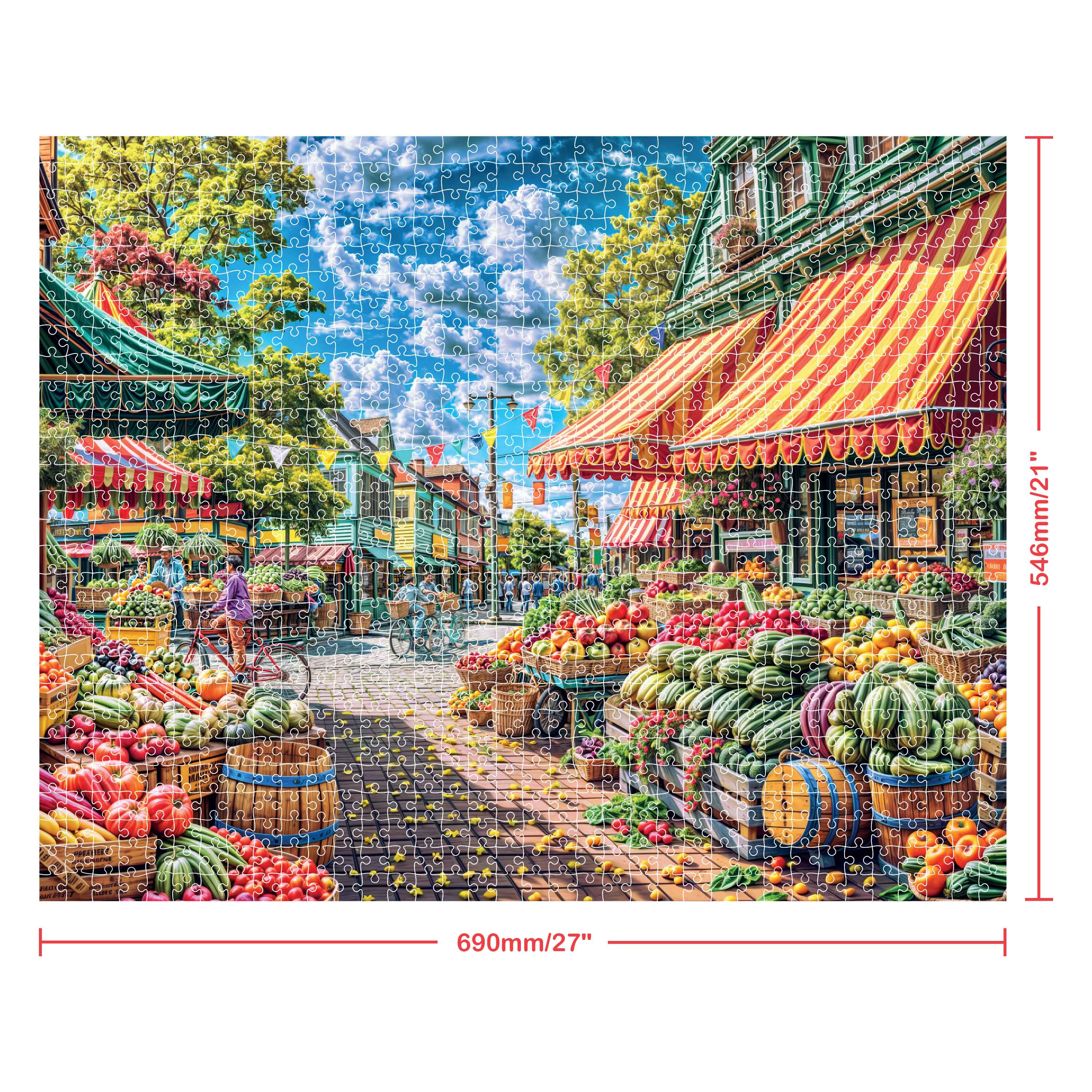 Mindbogglers Farmers Market 1000pc Puzzle