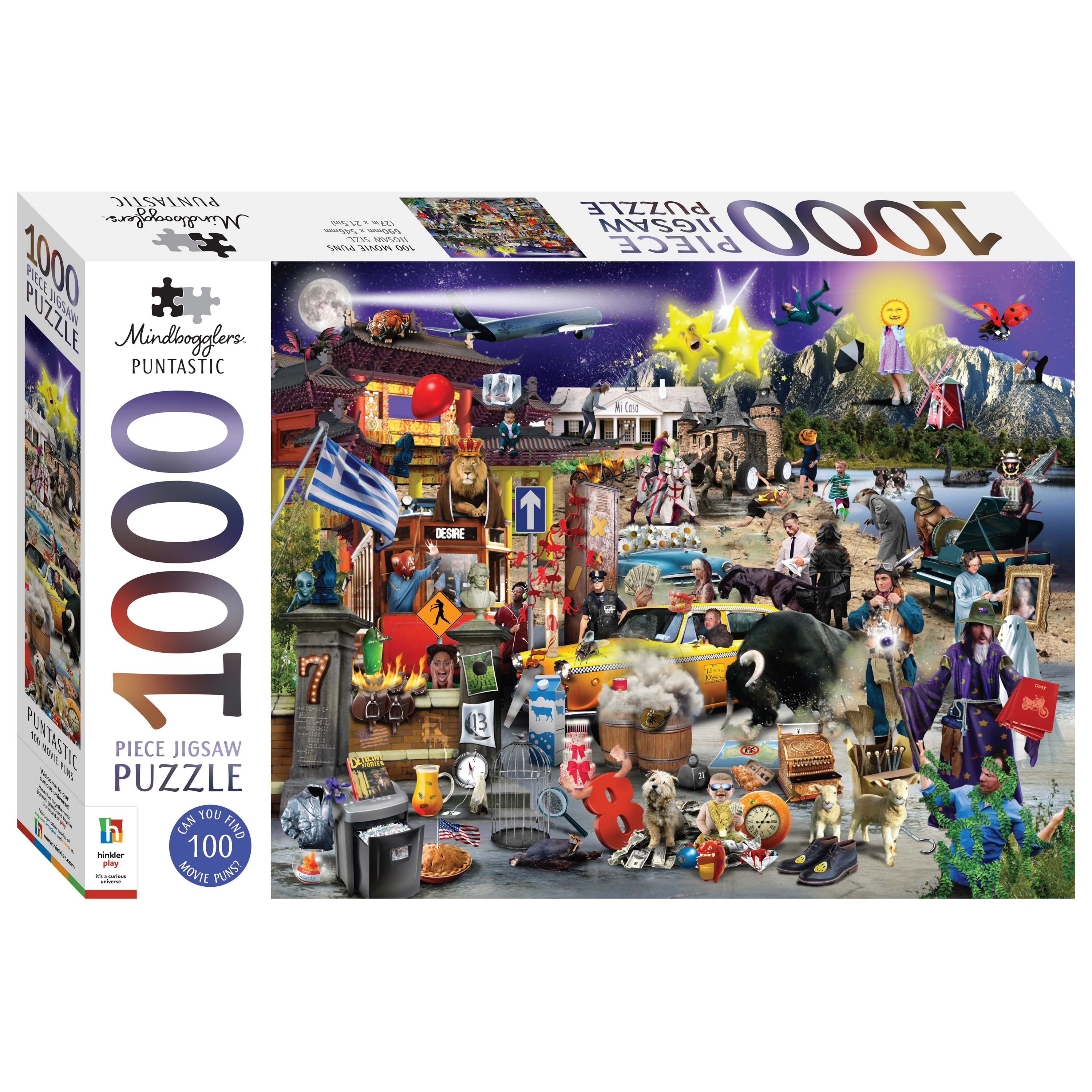 Mindbogglers 1000pc Jigsaw Movies