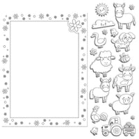 Kaleidoscope Colour-Me-Magnets Farmyard