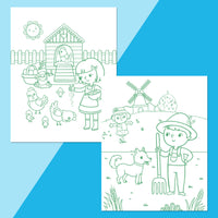 Kaleidoscope Colour-Me-Magnets Farmyard