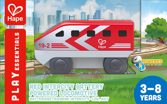 Hape Battery Powered Inter-city Loco - Red