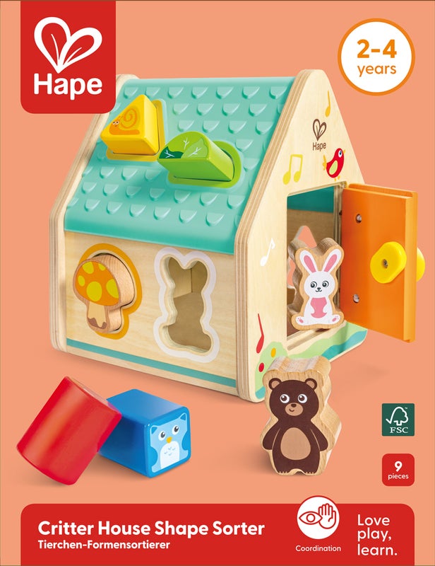 hape-critter-house-shape-sorter