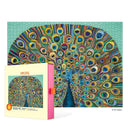 WerkShoppe - Peacock 1000 Pce - Premium Gold Foil Puzzle