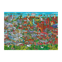 Trefl Tri-City 40th Anniversary 1000-Piece Jigsaw Puzzle Adult Jigsaws