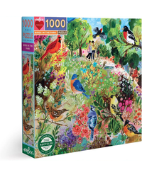 eeBoo 1000pc Puzzle: Birds in the Park Adult Jigsaws