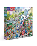 eeBoo 1000pc Puzzle: Paris Bookseller