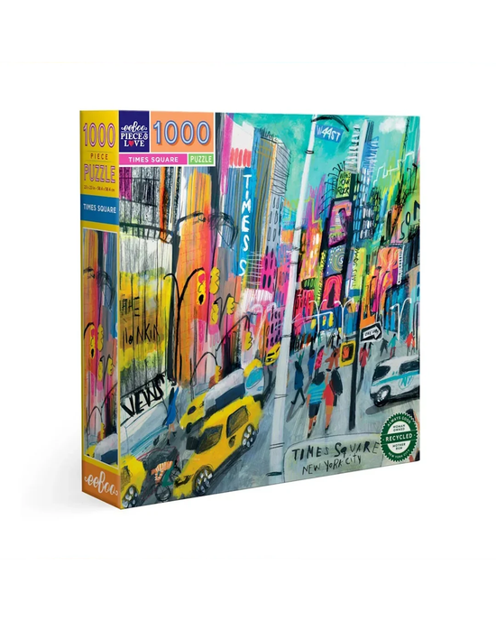 eeBoo Times Square 1000-Piece Jigsaw Puzzle