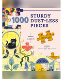 eeBoo 1000pc Puzzle Cottage at Dusk Square Adult Jigsaws