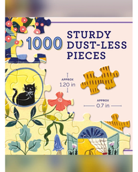 eeBoo 1000pc Puzzle Cottage at Dusk Square Adult Jigsaws