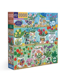 eeBoo 1000pc Puzzle Floral Cupboard
