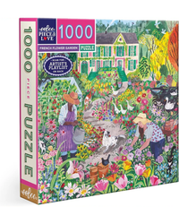eeBoo French Flower Garden 1000-Piece Jigsaw Puzzle adult jigsaw puzzle