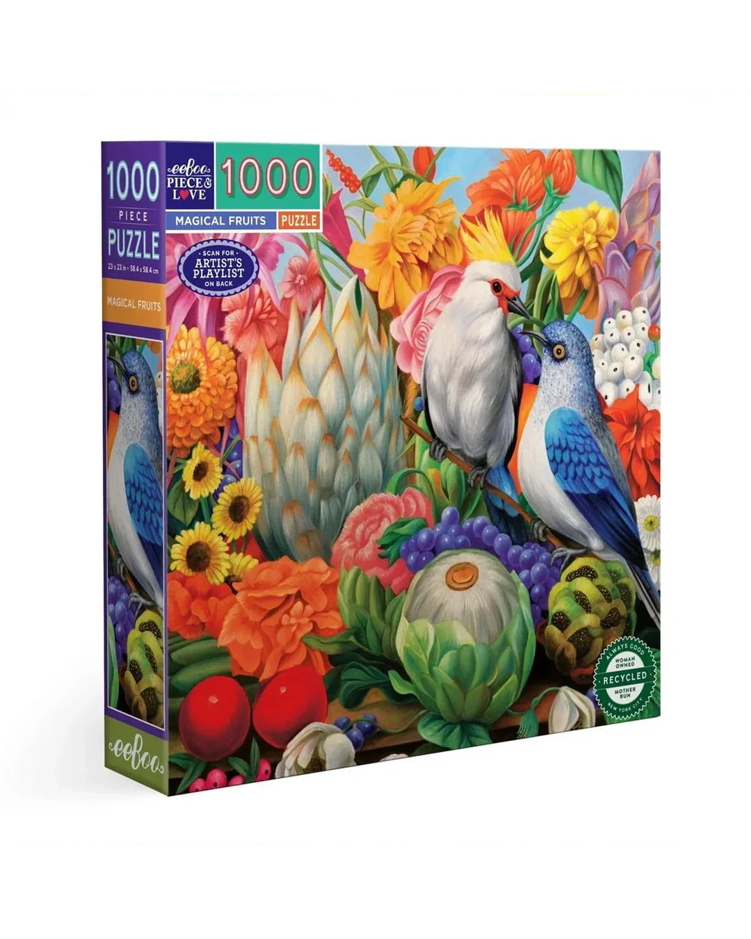 eeBoo 1000pc Puzzle Magical Fruits Adult Jigsaws