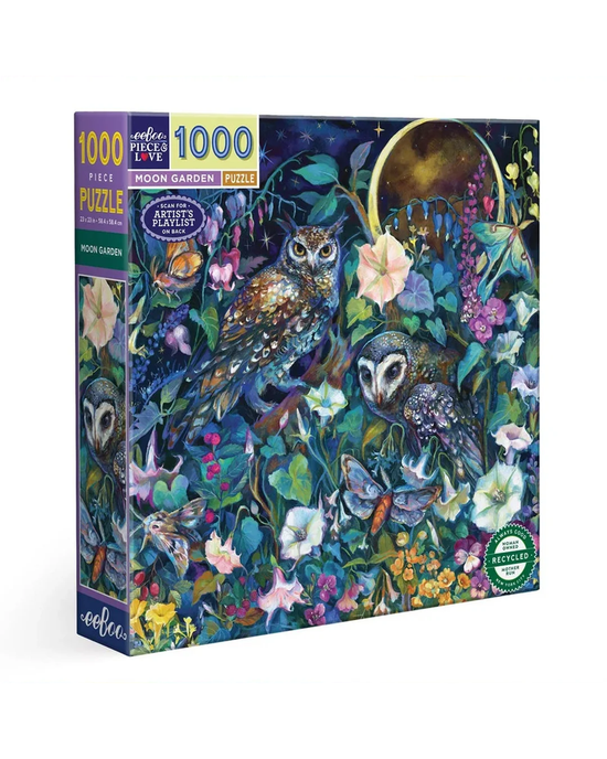 eeBoo Moon Garden 1000-Piece Jigsaw Puzzle