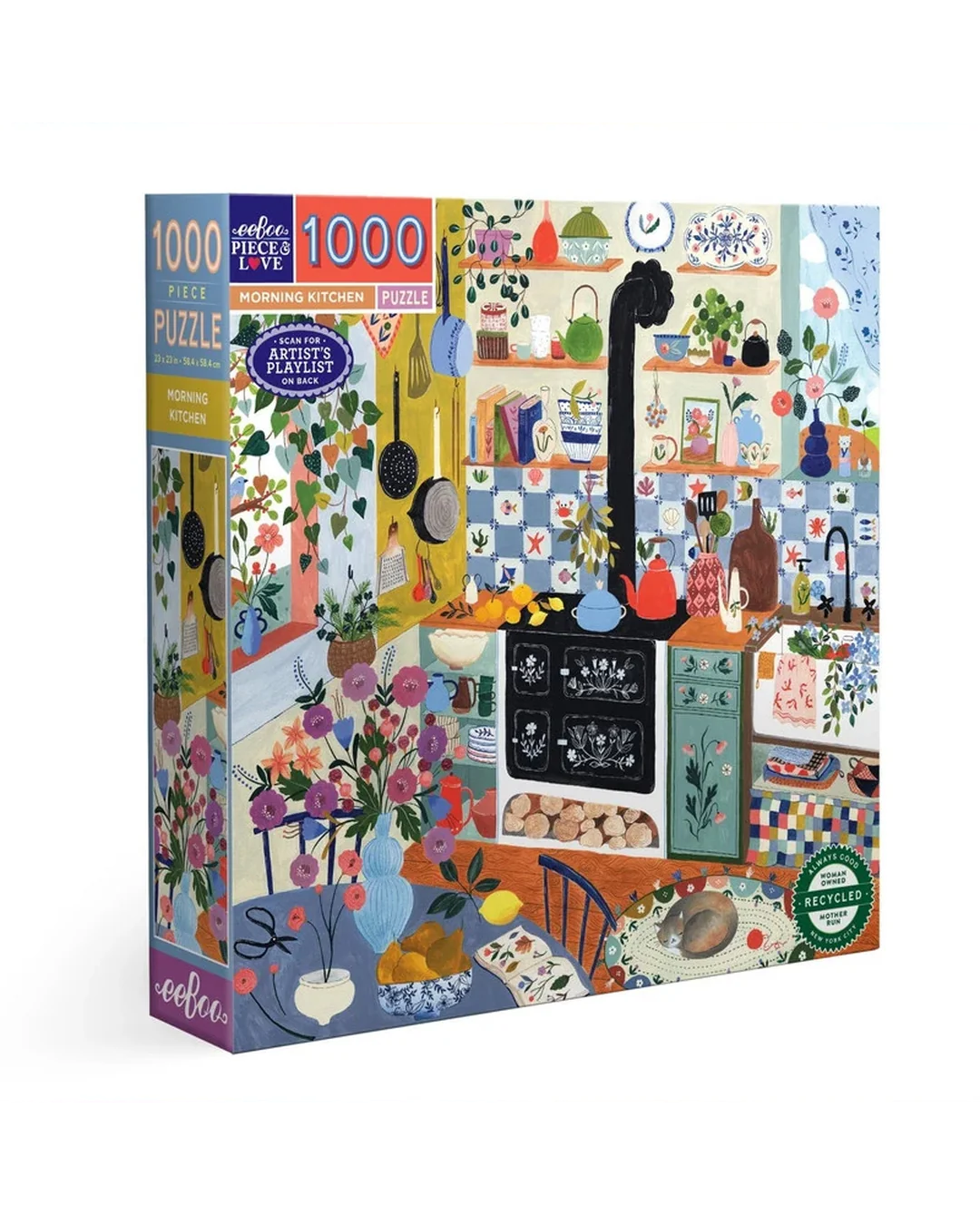 eeBoo 1000pc Puzzle Morning Kitchen