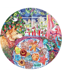 eeBoo 500pc Puzzle Christmas Cookies Adult Jigsaws