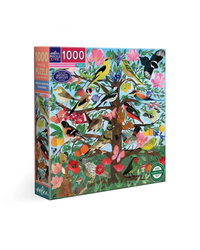 eeBoo French Medieval Songbirds 1000-Piece Jigsaw Puzzle Adult Jigsaws