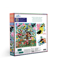 eeBoo French Medieval Songbirds 1000-Piece Jigsaw Puzzle Adult Jigsaws