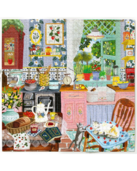 eeBoo Strawberry Kitchen 1000-Piece Jigsaw Puzzle Adult Jigsaws
