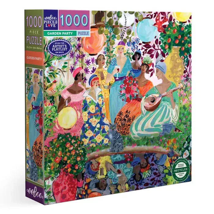 eeBoo 1000pc Puzzle Garden Party