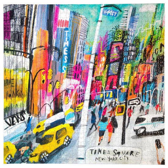 eeBoo 1000pc Puzzle: Times Square