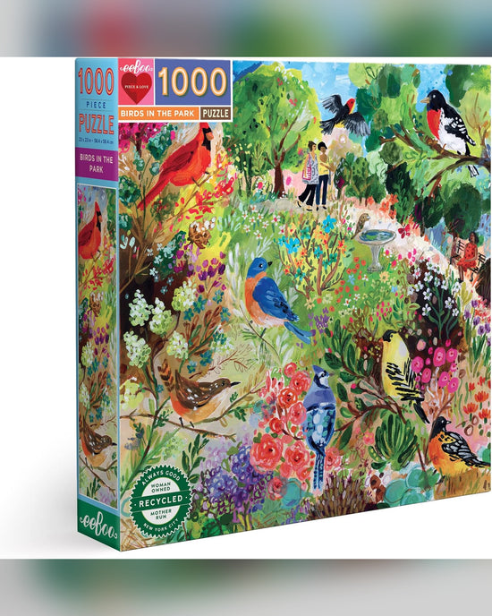 eeBoo 1000pc Puzzle: Birds in the Park