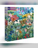 eeBoo 1000pc Puzzle: English Hedgerow