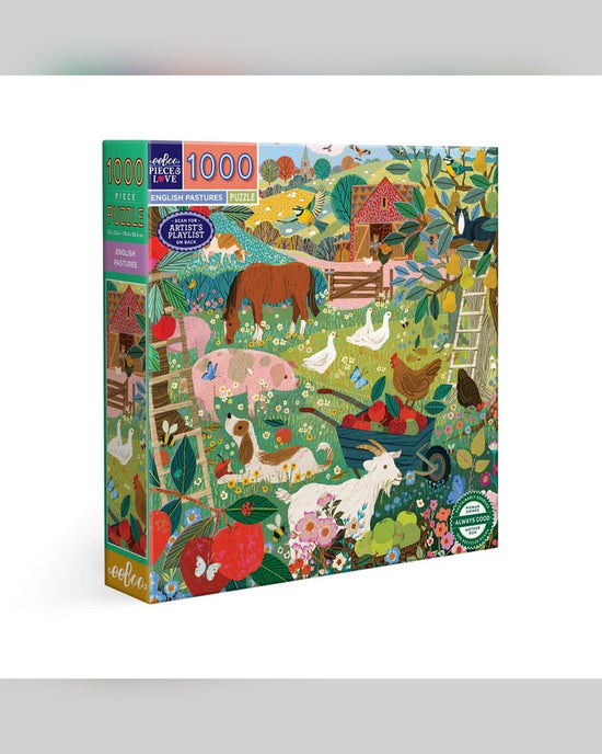 eeBoo 1000pc Puzzle English Pastures