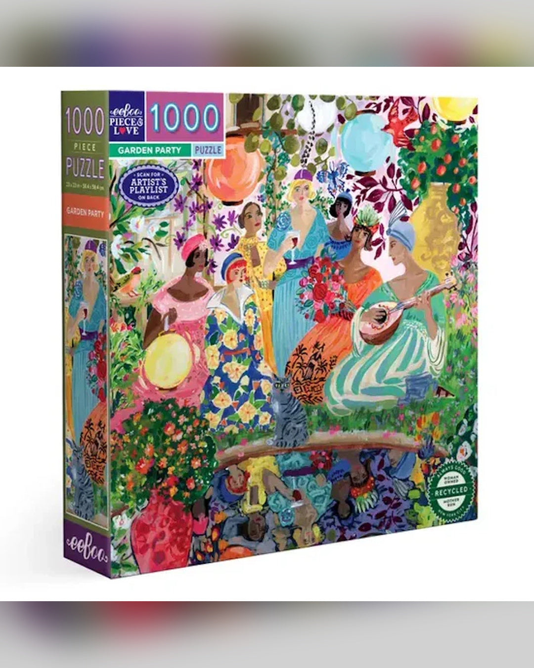 eeBoo 1000pc Puzzle Garden Party