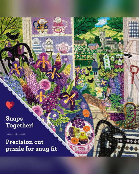 eeBoo 1000pc Puzzle: Lavender Kitchen