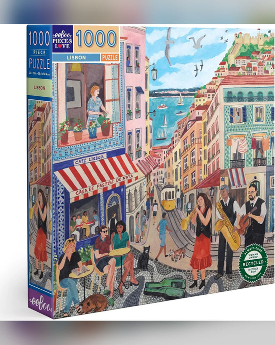eeBoo 1000pc Puzzle Lisbon