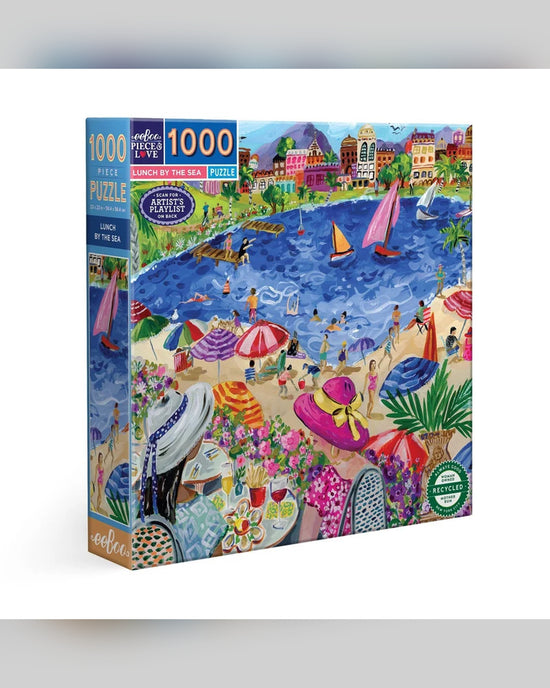 eeBoo 1000pc Puzzle Lunch by the Sea