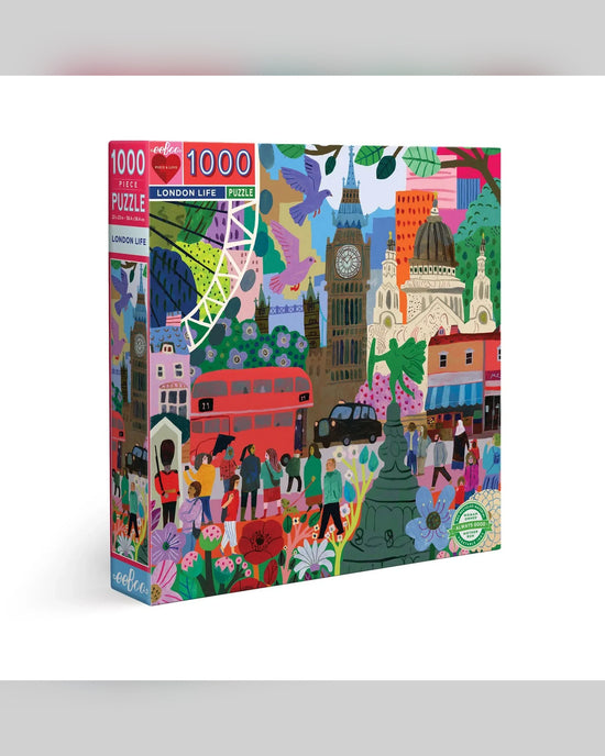 eeBoo 1000pc Puzzle: London Life