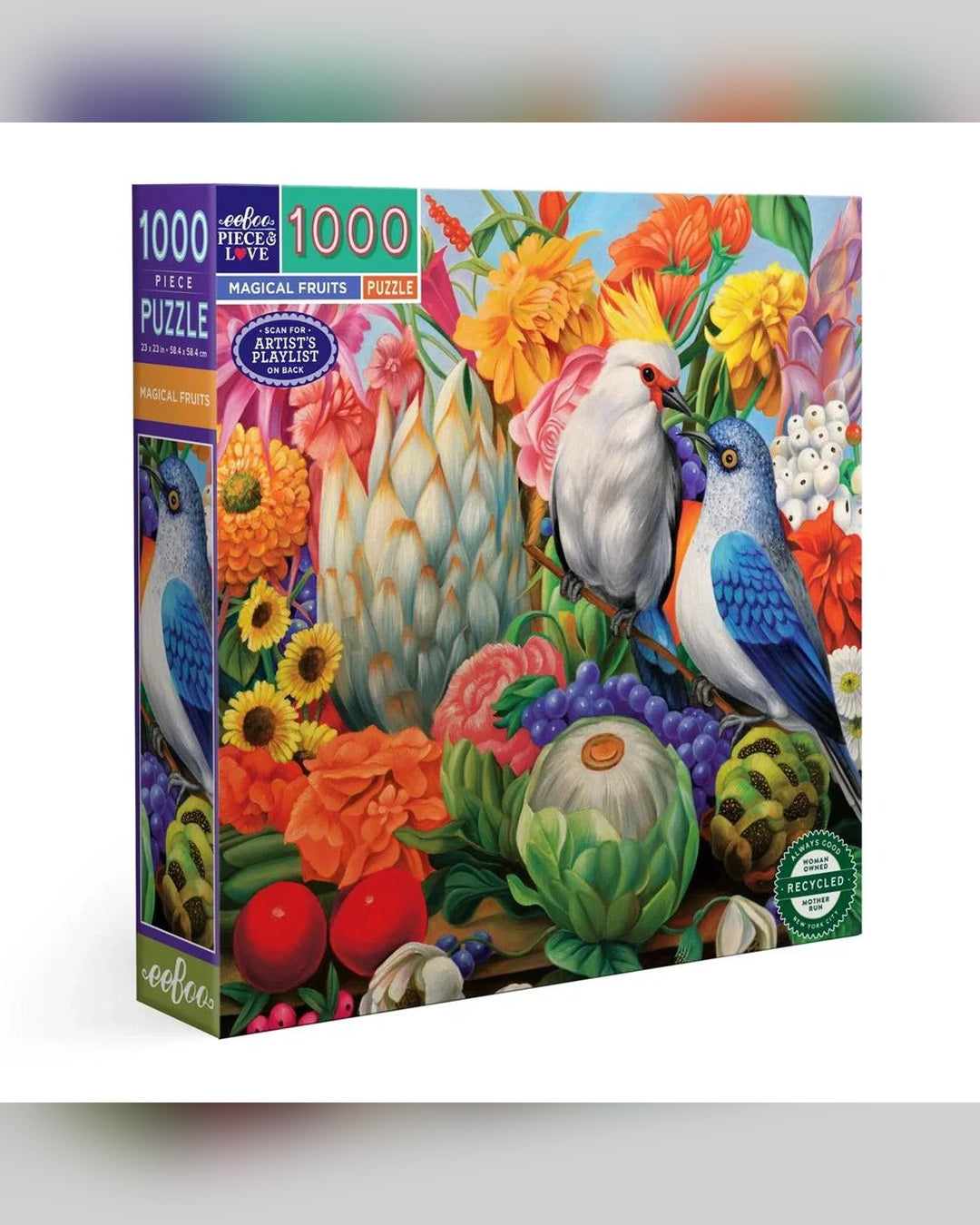 eeBoo 1000pc Puzzle Magical Fruits