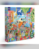 eeBoo 1000pc Puzzle: Marketplace in France