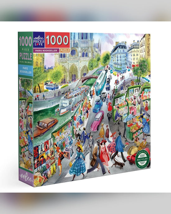 eeBoo 1000pc Puzzle: Paris Bookseller