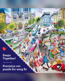 eeBoo 1000pc Puzzle: Paris Bookseller
