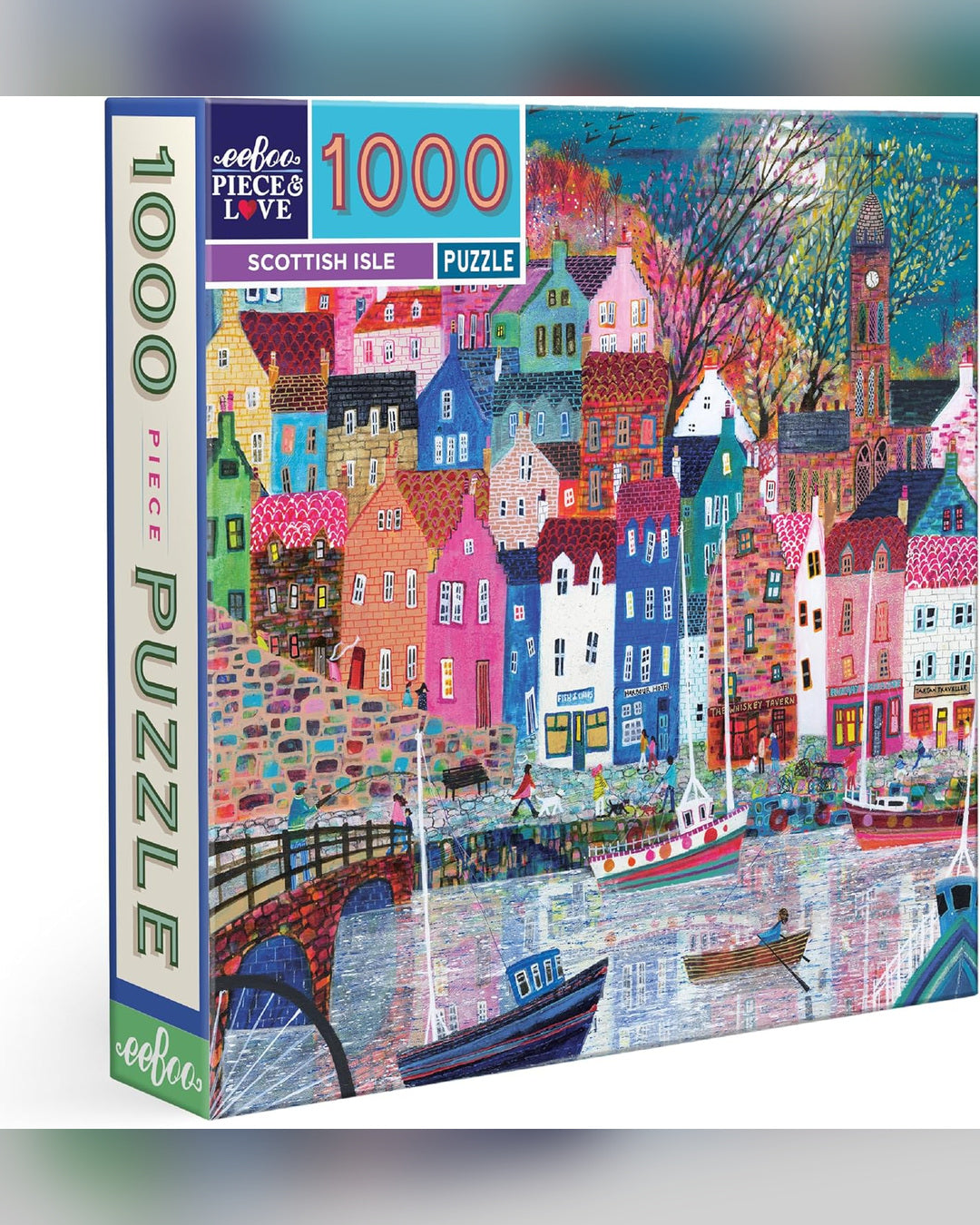 eeBoo 1000pc Puzzle: Scottish Isle