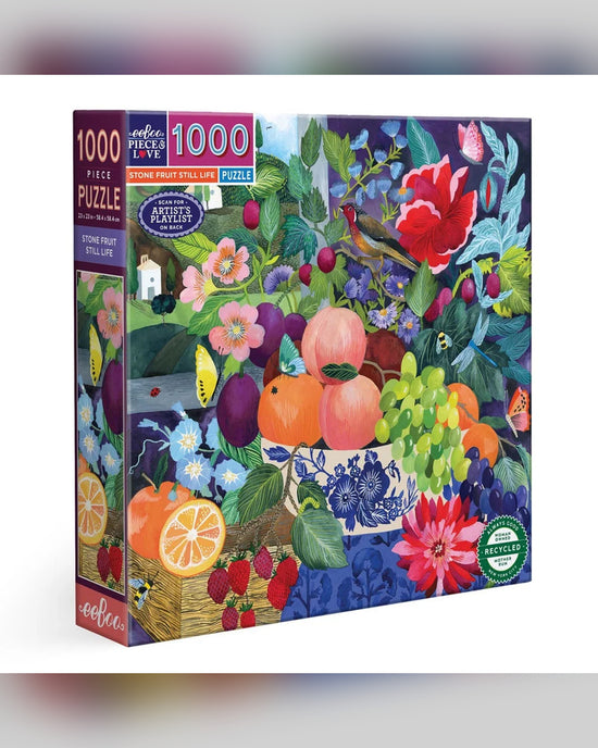 eeBoo 1000pc Puzzle Stone Fruit Still Life