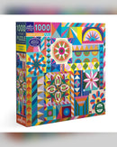 eeBoo 1000pc Puzzle Sunshine Garden