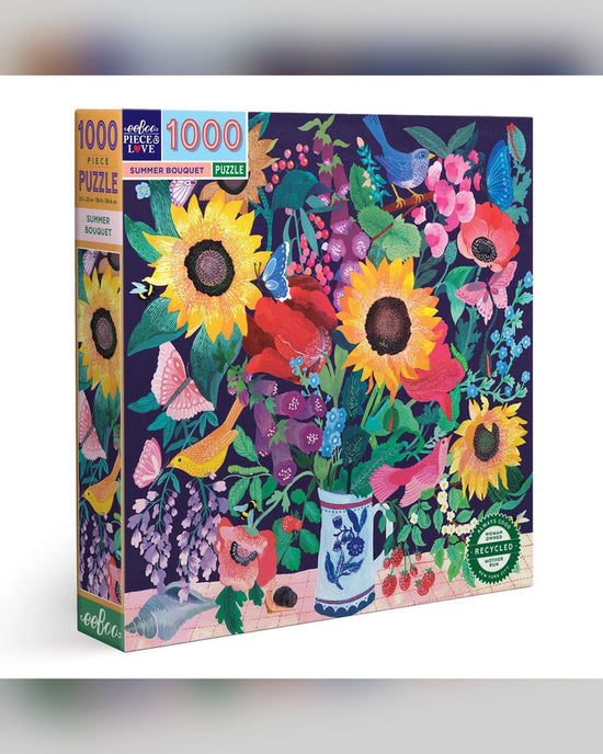 eeBoo 1000pc Puzzle: Summer Bouquet