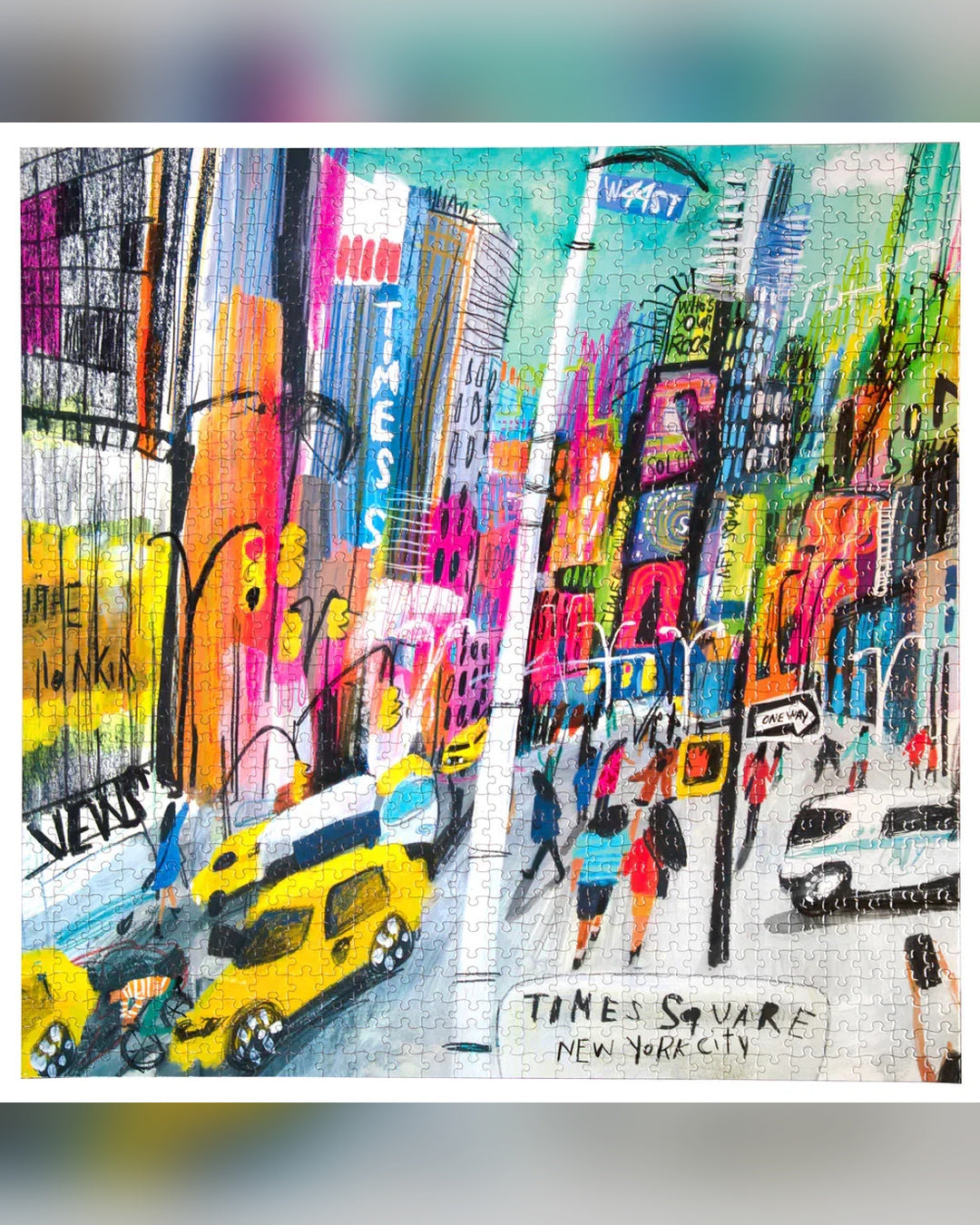 eeBoo 1000pc Puzzle: Times Square