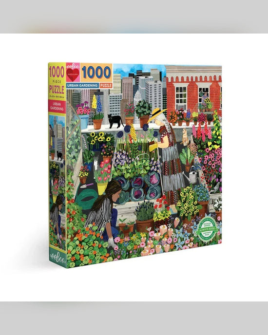 eeBoo 1000pc Puzzle: Urban Gardening