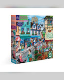 eeBoo 1000pc Puzzle Village by the Sea Sq