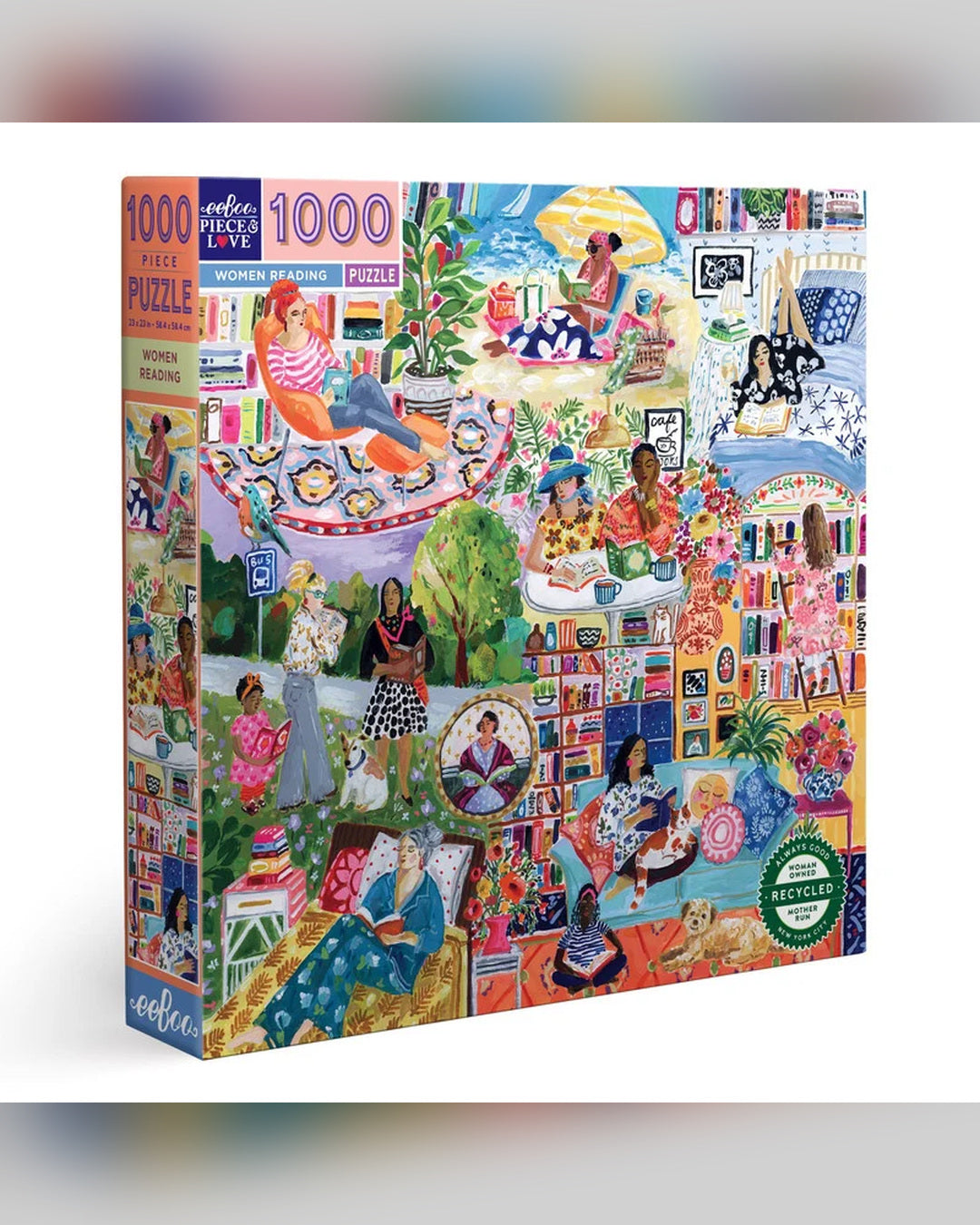 eeBoo 1000pc Puzzle: Women Reading
