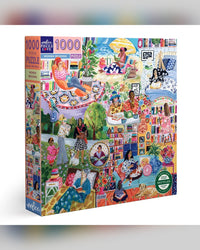 eeBoo 1000pc Puzzle: Women Reading