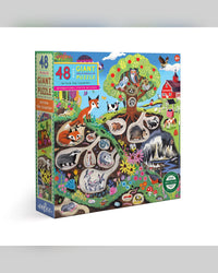 eeBoo 48pc Giant Puzzle Within the Country